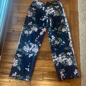Victoria Secret silk floral pajama Pants size XS